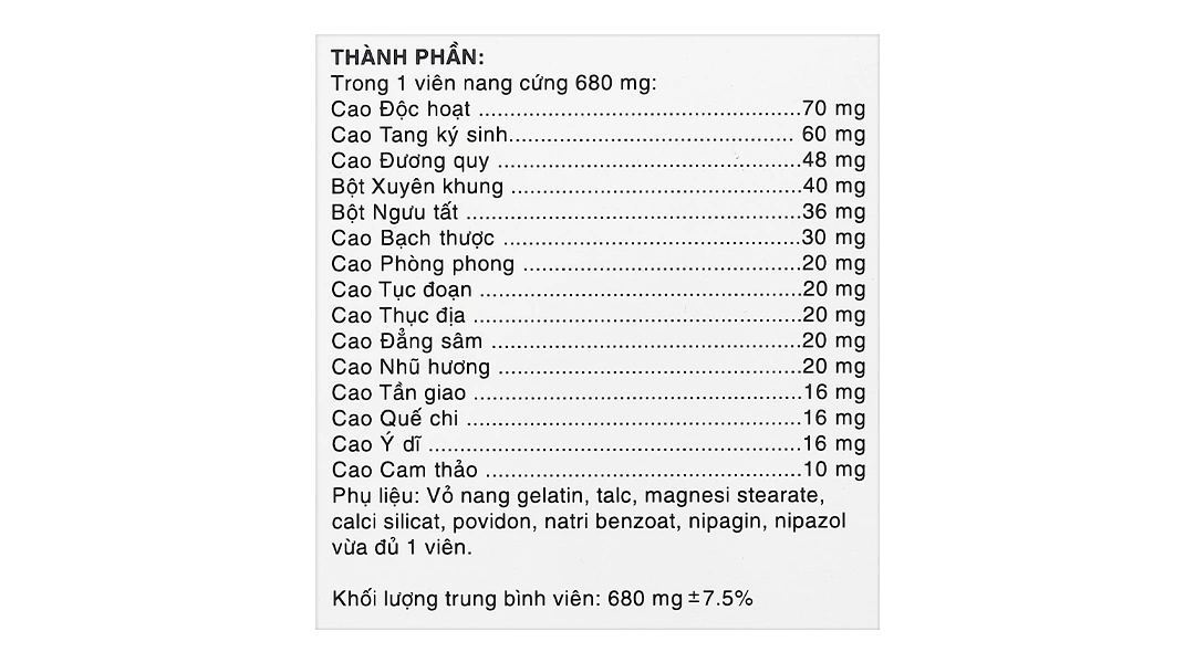 Combo 2 hộp viên uống tê nhức chân tay Bảo Nguyên hộp 90 viên - 6